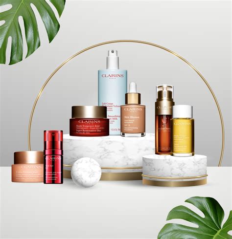 clarins makeup products.